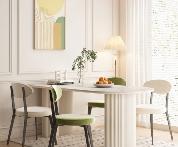 Modern Dining Table And Chairs-ID:739803088