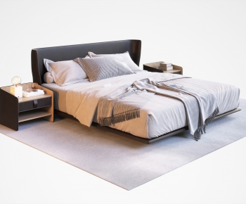 Modern Double Bed-ID:279509072