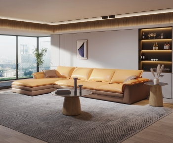Modern A Living Room-ID:975668912