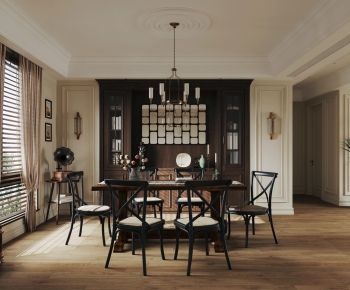 American Style Dining Room-ID:605446104