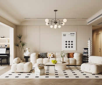 Modern A Living Room-ID:537021288