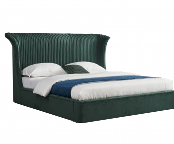 Modern Double Bed-ID:571480998