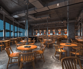 Industrial Style Barbecue Restaurant-ID:908818014