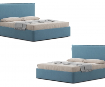 Nordic Style Double Bed-ID:111718898