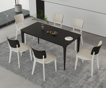 Modern Dining Table And Chairs-ID:551409799