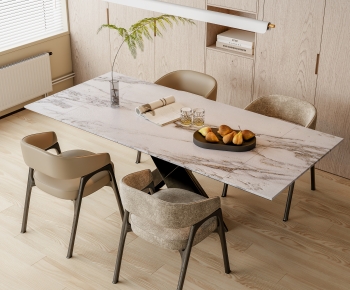 Modern Dining Table And Chairs-ID:773129943