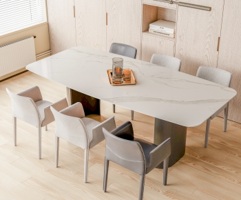 Modern Dining Table And Chairs-ID:852741004
