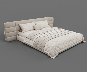 Modern Double Bed-ID:410427091