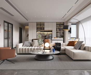 Modern A Living Room-ID:543042907
