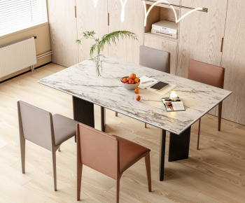 Modern Dining Table And Chairs-ID:640130099