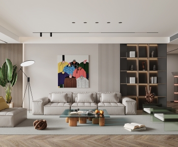 Modern A Living Room-ID:430344108