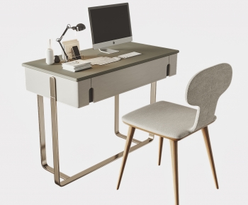 Modern Computer Desk And Chair-ID:506352909