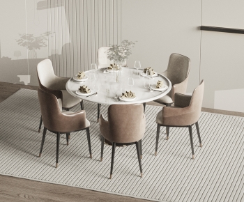Modern Dining Table And Chairs-ID:750168096