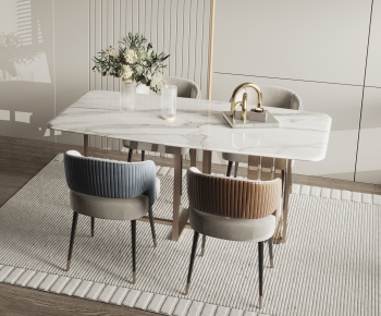 Modern Dining Table And Chairs-ID:718460088