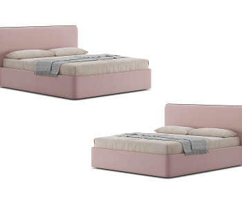 Modern Double Bed-ID:100671058