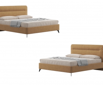 Nordic Style Double Bed-ID:681830886