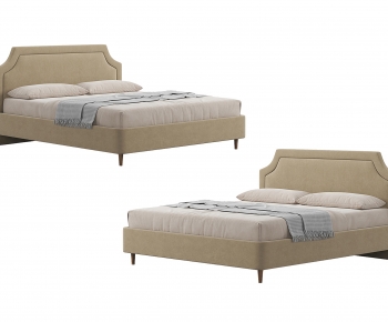 Nordic Style Double Bed-ID:479175095