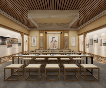 New Chinese Style School Classrooms-ID:143274072