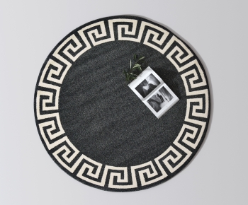 Modern Circular Carpet-ID:513036971