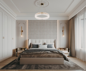 Modern French Style Bedroom-ID:314635042