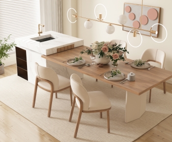 Modern Dining Table And Chairs-ID:264990098