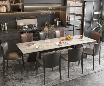 Modern Dining Table And Chairs-ID:273839004