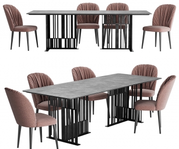 Modern Dining Table And Chairs-ID:998178015