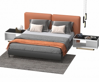Modern Double Bed-ID:488282928