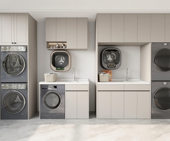 Modern Laundry Cabinet-ID:590102918