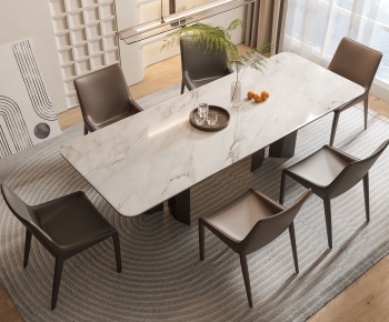 Modern Dining Table And Chairs-ID:268569016