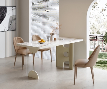 Modern Dining Table And Chairs-ID:983186015