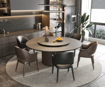 Modern Dining Table And Chairs-ID:749277117