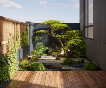 Japanese Style Courtyard/landscape-ID:606159939