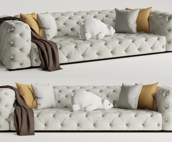 French Style Multi Person Sofa-ID:388925088