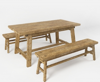 Wabi-sabi Style Leisure Table And Chair-ID:261126042