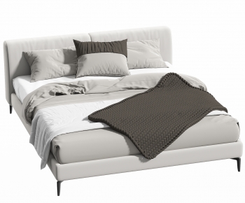 Modern Double Bed-ID:342155935