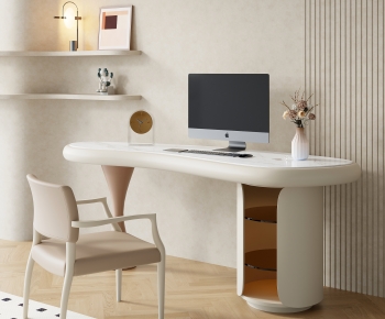 Modern Computer Desk And Chair-ID:924936066