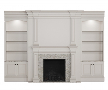 Simple European Style Fireplace-ID:488152988