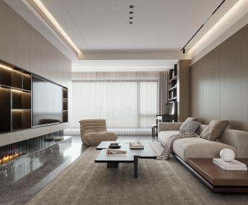 Modern A Living Room-ID:962920901