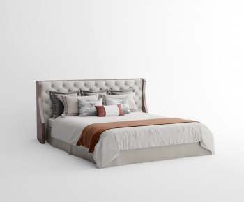 New Chinese Style Double Bed-ID:478271965