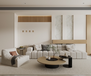Modern Wabi-sabi Style A Living Room-ID:937697898