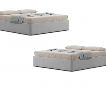 Nordic Style Double Bed-ID:624768029