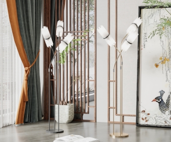 New Chinese Style Floor Lamp-ID:224025016