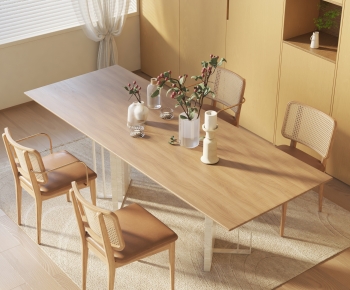Modern Dining Table And Chairs-ID:374862914