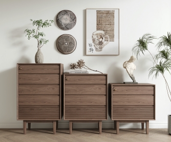 Nordic Style Wabi-sabi Style Chest Of Drawers-ID:851497897