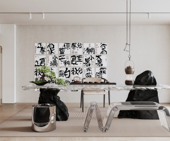 Modern New Chinese Style Tea House-ID:243856919