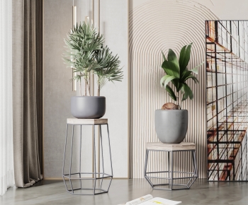 Modern Potted Green Plant-ID:769500733
