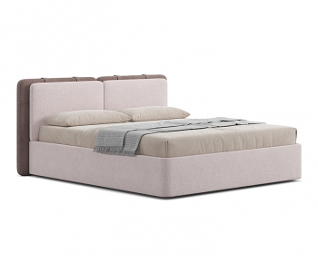 Modern Double Bed-ID:197896007