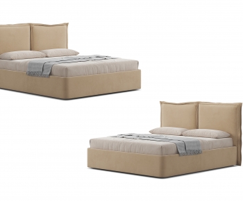 Modern Nordic Style Double Bed-ID:760704046
