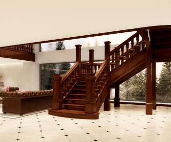 American Style European Style Rotating Staircase-ID:901827106